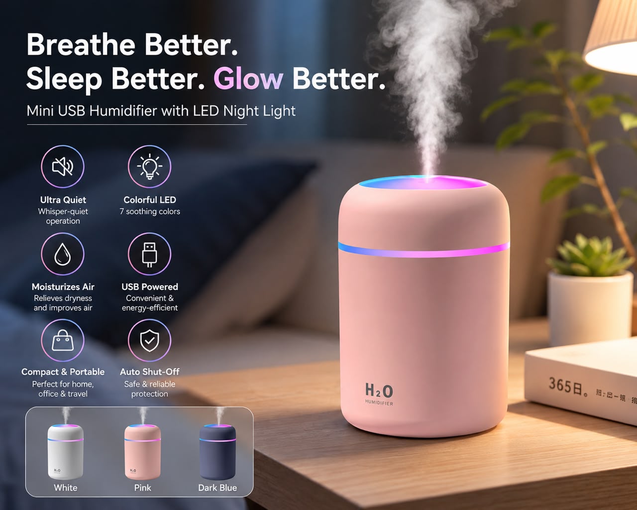 Mini USB Air Humidifier